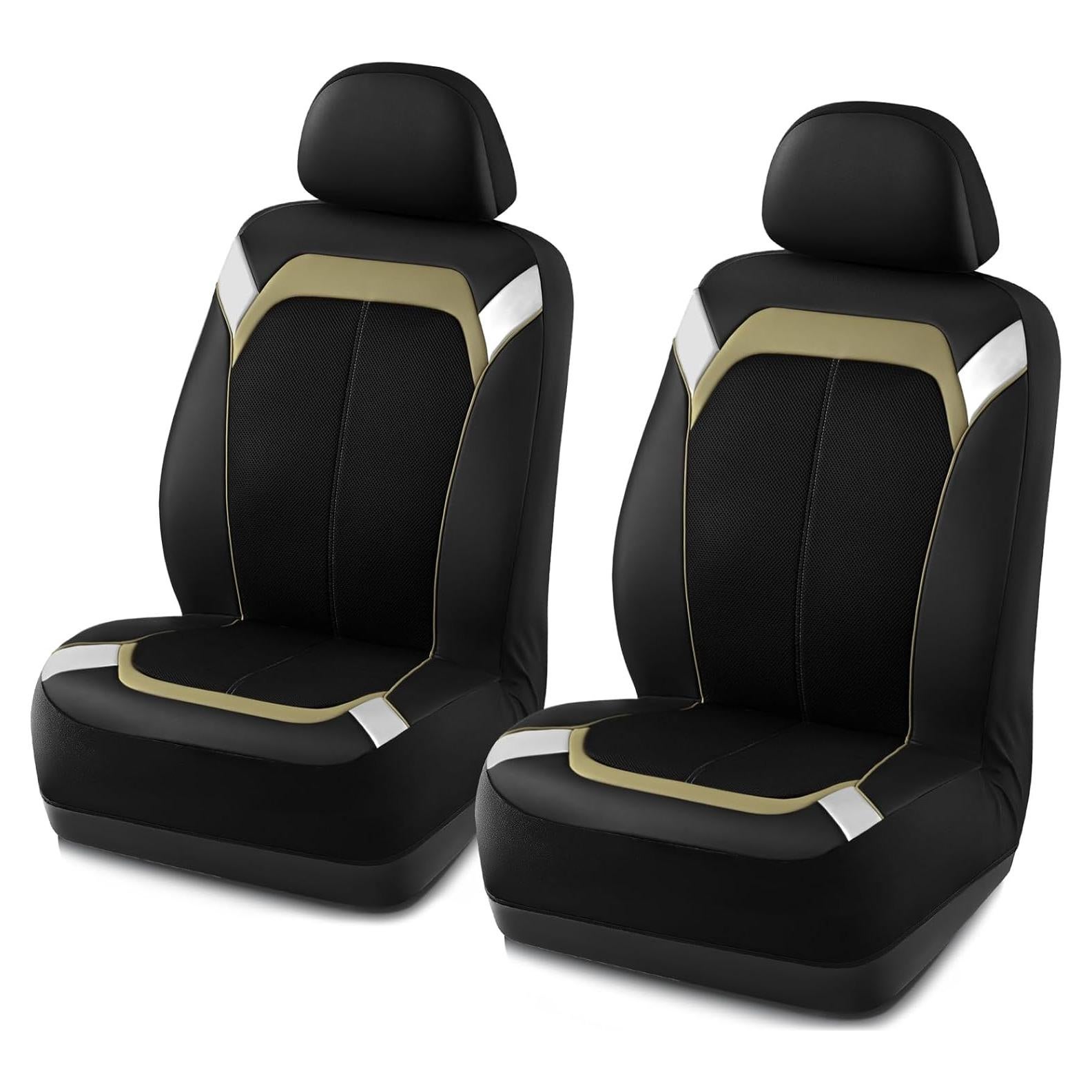 Funda de Asiento de Coche PIC AUTO Beige y Plateada Universal
