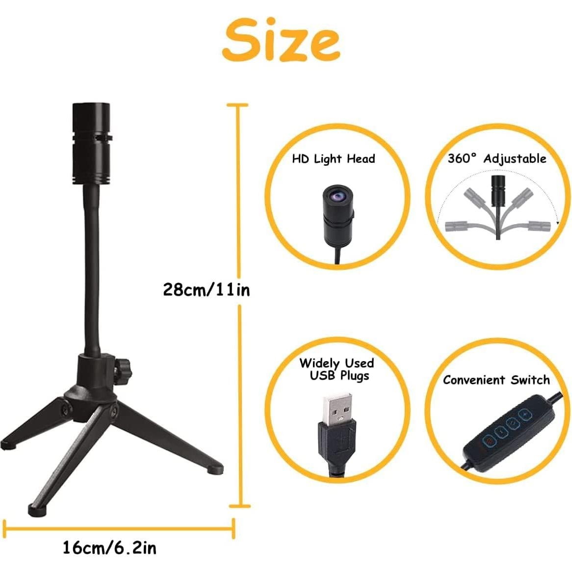 Proyector de Luz Nocturna BODLYL Lámpara de Luna USB 3 Colores