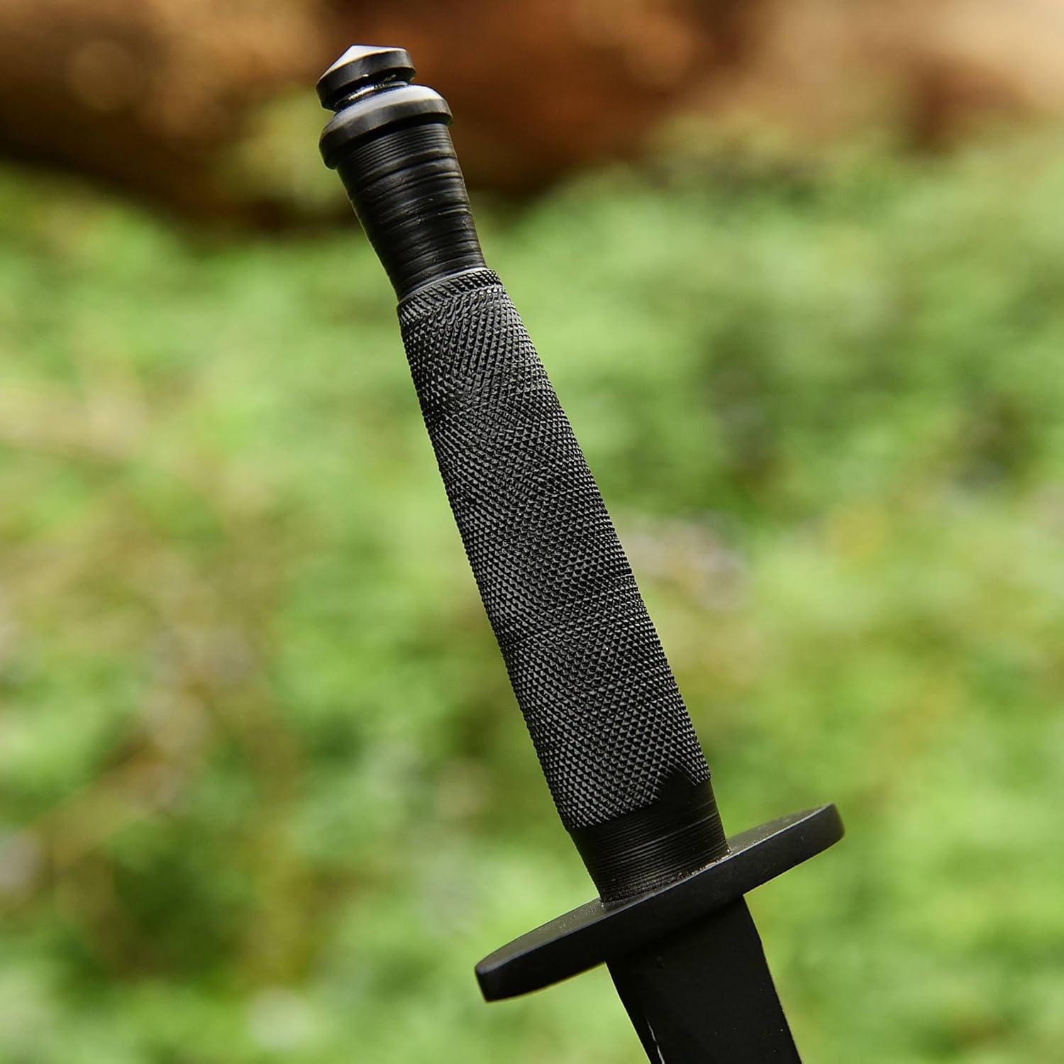 Daga Militar V42 Sykes Fairbairn AJSANITY con Funda de Cuero