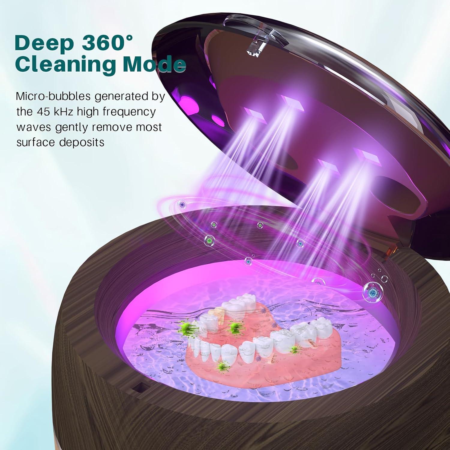 Limpiadora Ultrasónica Voraiya 45kHz para Retenedores y Joyería