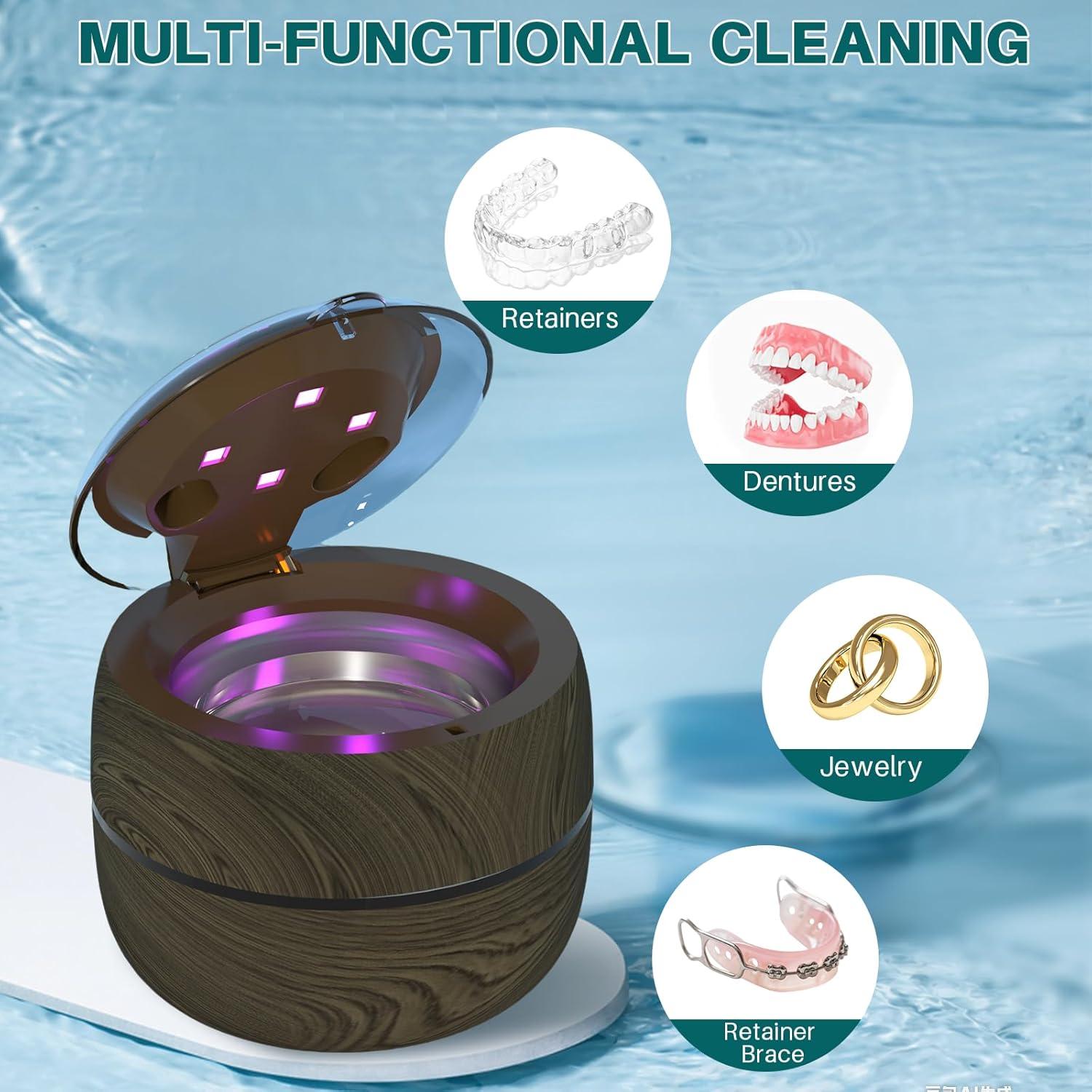 Limpiadora Ultrasónica Voraiya 45kHz para Retenedores y Joyería