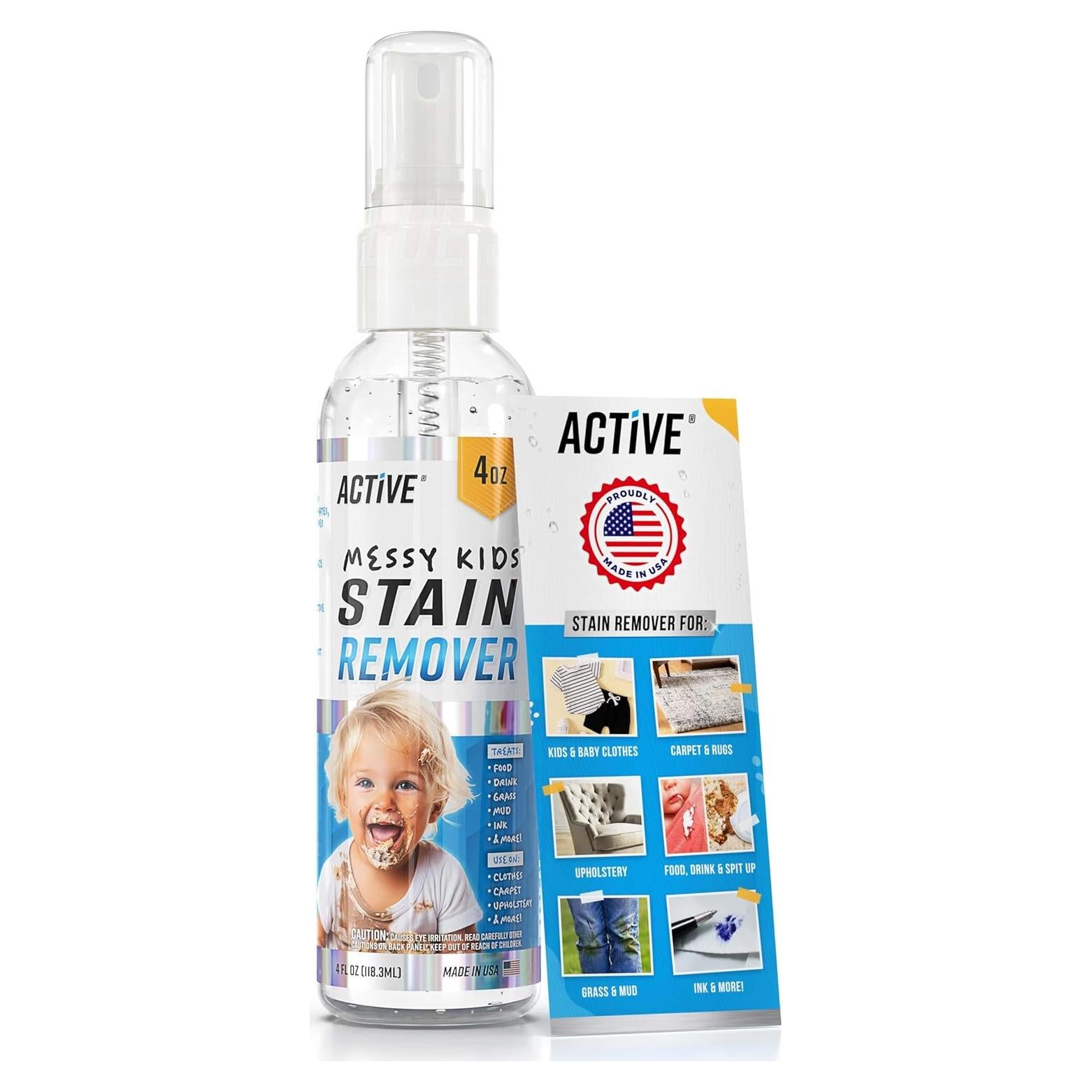 Spray Quitamanchas ACTIVE para Niños 113.4 ml - Efectivo y Natural