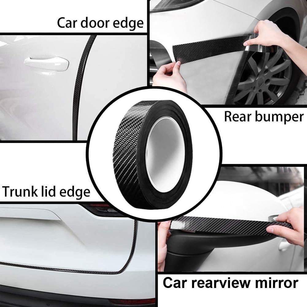 Protector de Bordes de Puertas Leasinder Vinilo 10.06m Negro