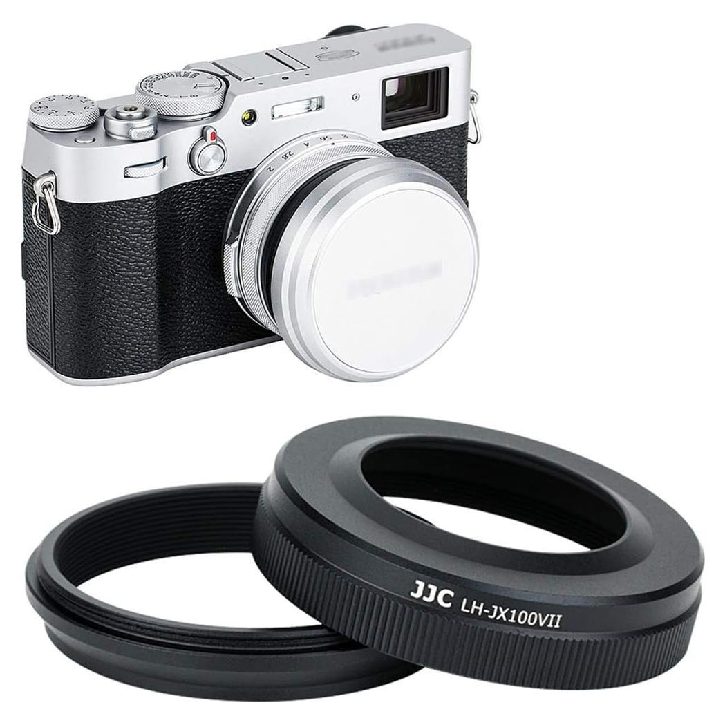 Parasol de Metal JJC con Adaptador de Filtro 49mm para Fujifilm X100