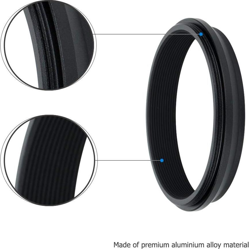 Parasol de Metal JJC con Adaptador de Filtro 49mm para Fujifilm X100