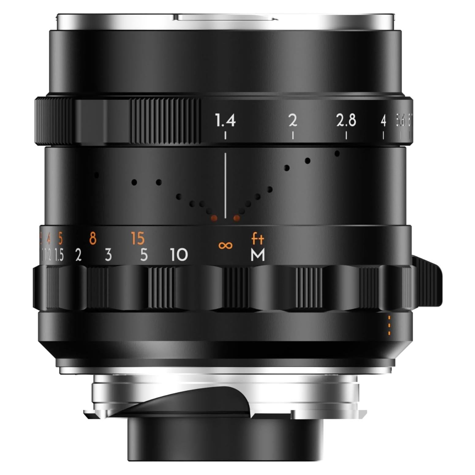 Lente Simera 28mm f/1.4 Montura M para Cámaras Leica Negro