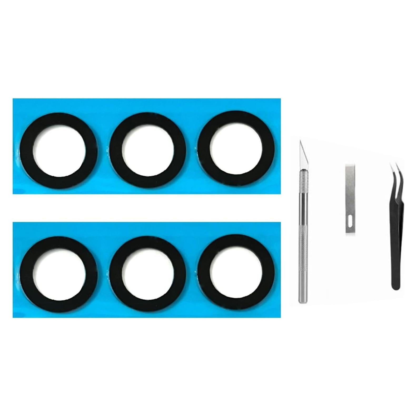 2 Cristales de Lente de Cámara Trasera ZYHGAOLIQIN para Galaxy S25