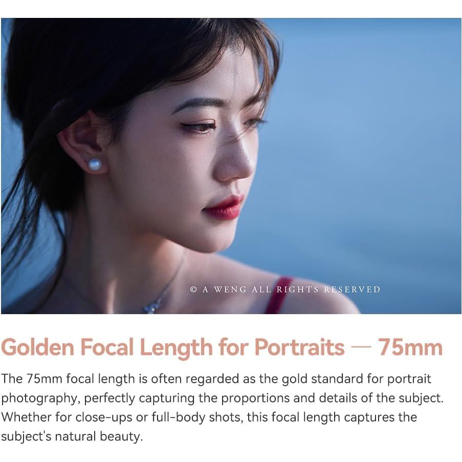 Lente TTArtisan AF 75mm F2 para Cámaras Sony E-Mount