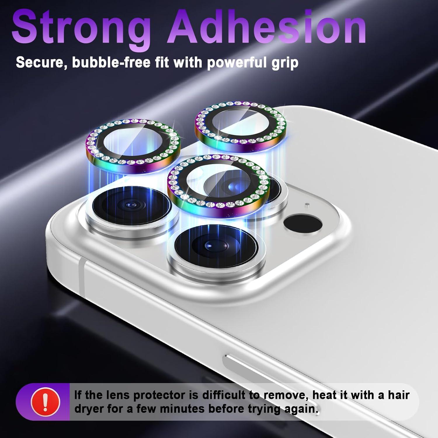 Protector de Lente de Cámara Casetego para iPhone 16 Pro Max/Pro 9H