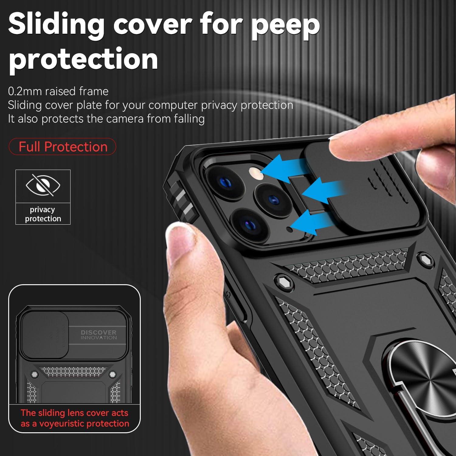 Funda SunStory para iPhone 11 Pro con Protector HD y Soporte