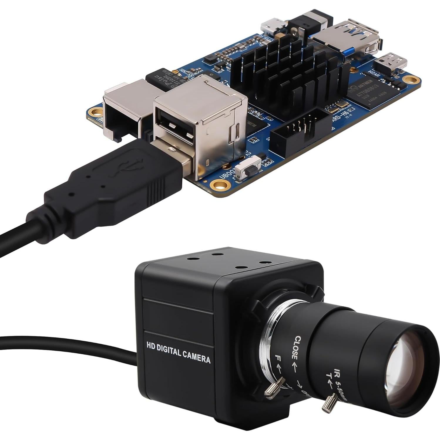 Cámara USB MMlove 5MP HD 10X Zoom Varifocal 5-50mm