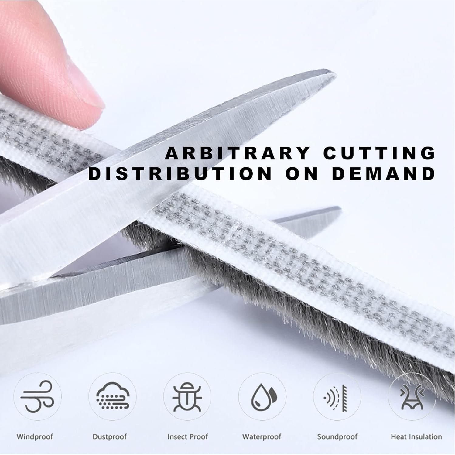 Cinta de Sellado Autoadhesiva de Fieltro Eiarrnp 9mm x 5m