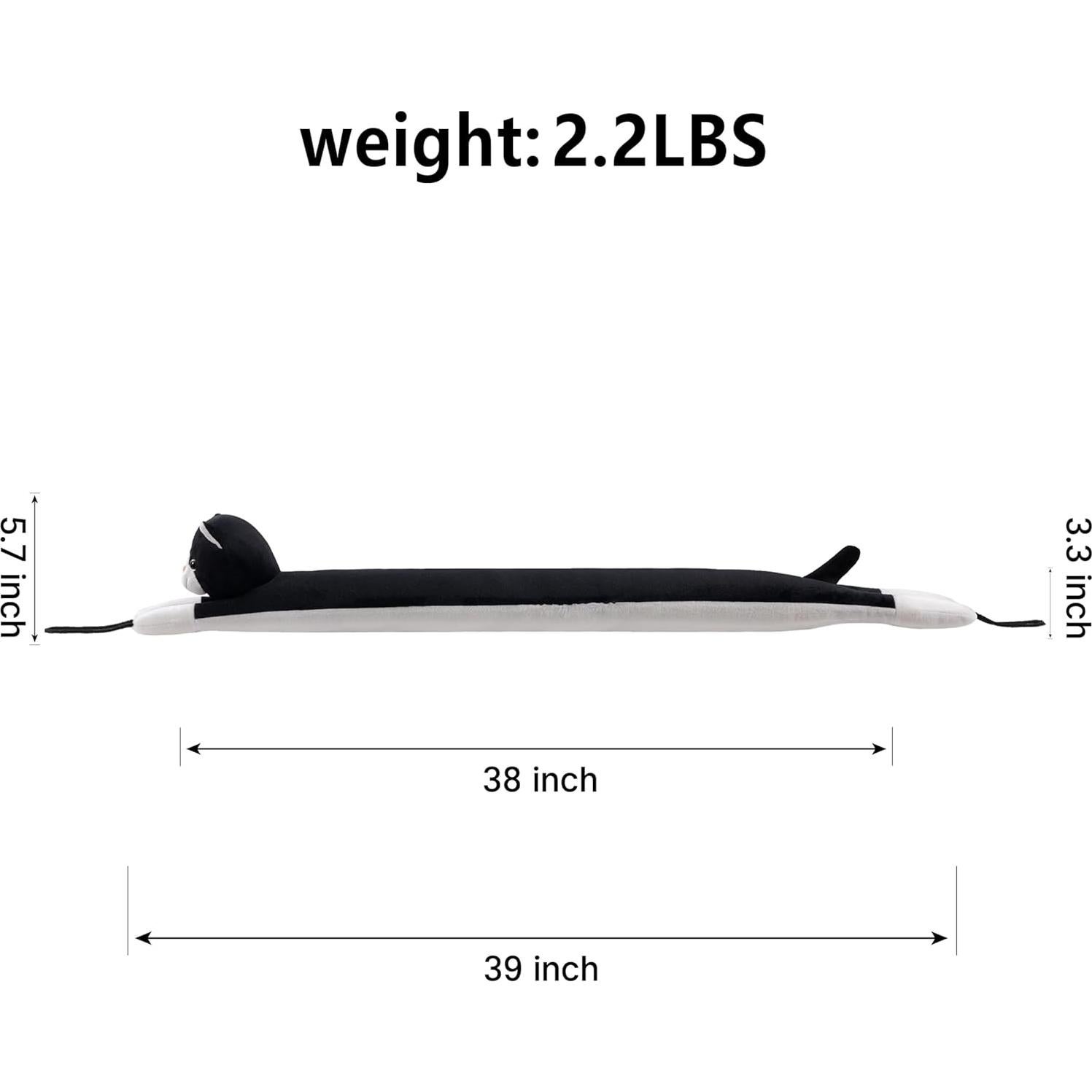 Tapón para Corrientes de Aire Habibee 96.5 cm Gato Negro