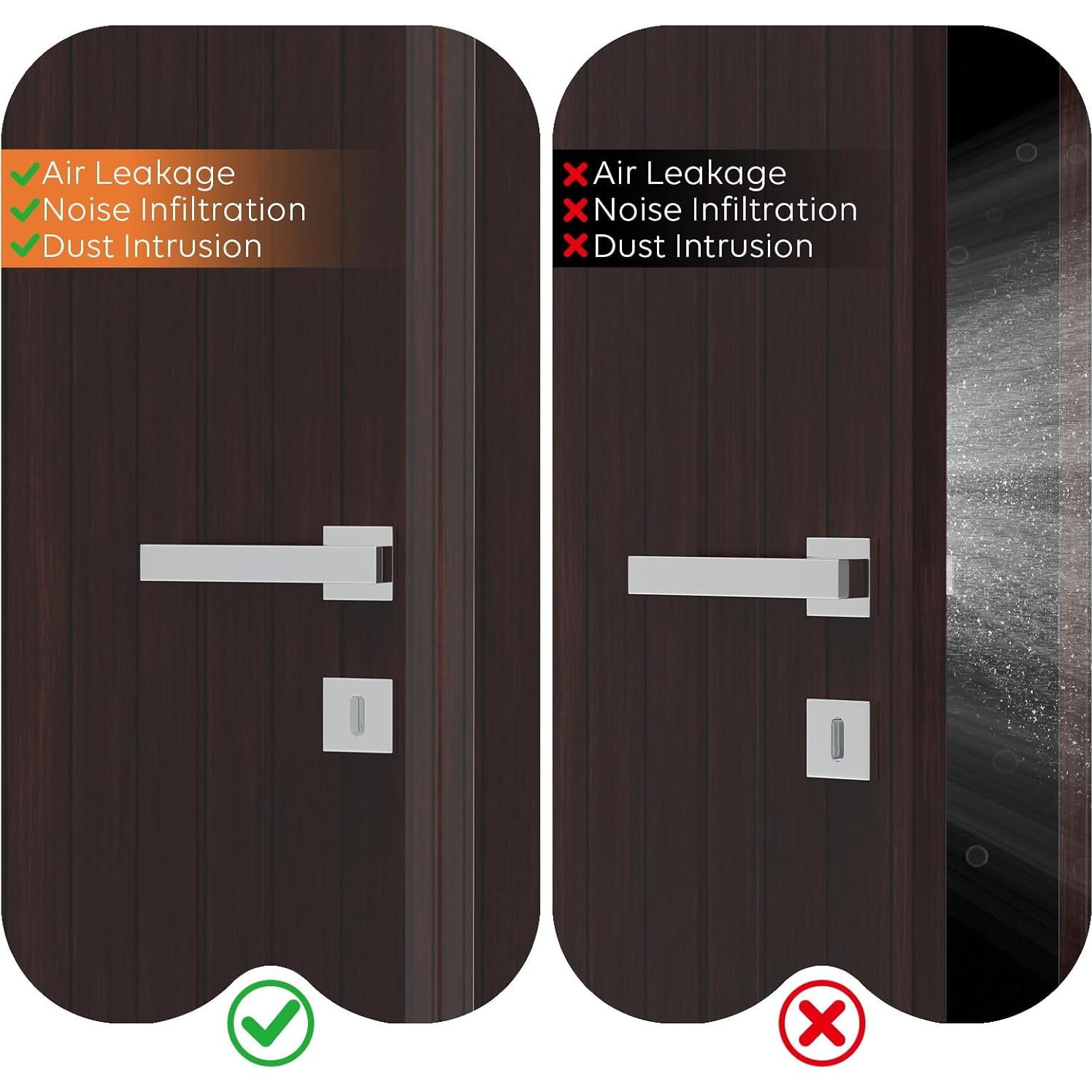 Burlete de Silicona en T SILIENTWERK 6.1m x 3.48cm Transparente