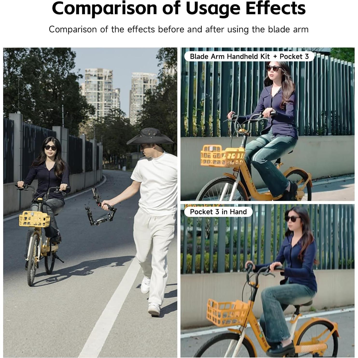 Brazo de Cuchilla MOVMAX para DJI Osmo Pocket 3/2 y GoPro