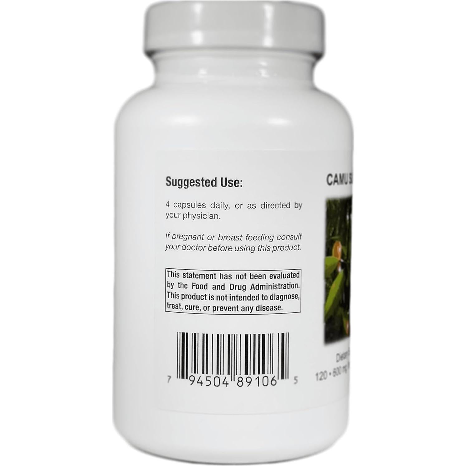 Camu Supreme Supreme Nutrition 120 Cápsulas Vegetarianas Pura