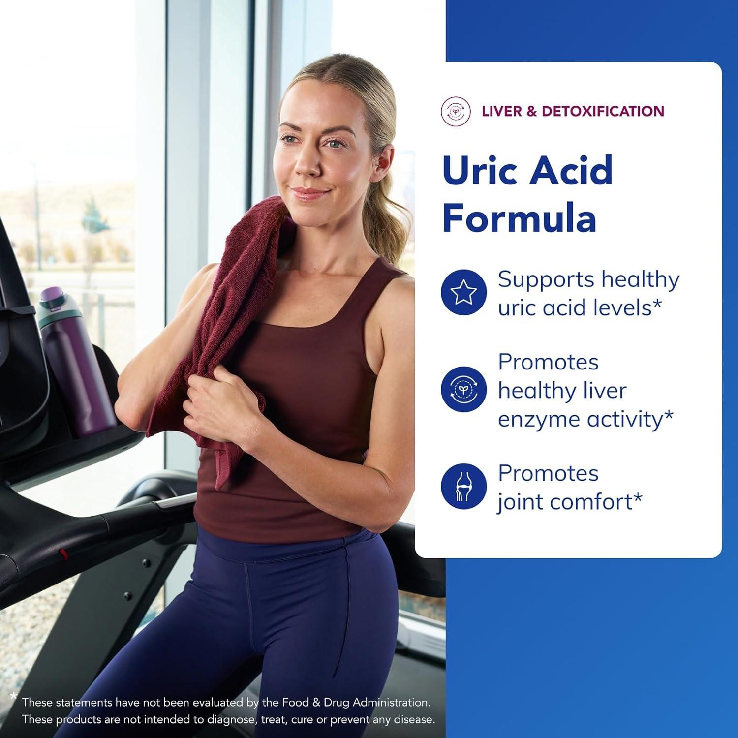 Suplemento Hipoalergénico Ácido Úrico Pure Encapsulations 120 Cápsulas