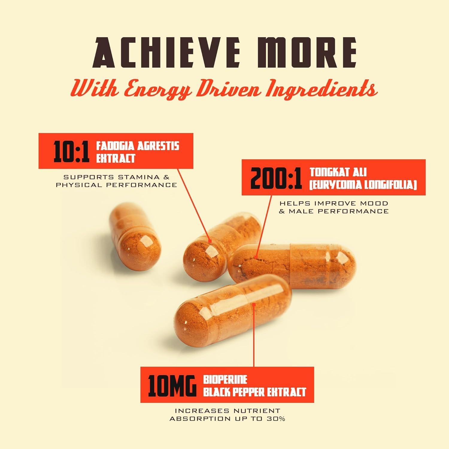 Suplemento de Testosterona Old School Labs 1500mg - 120 Cápsulas