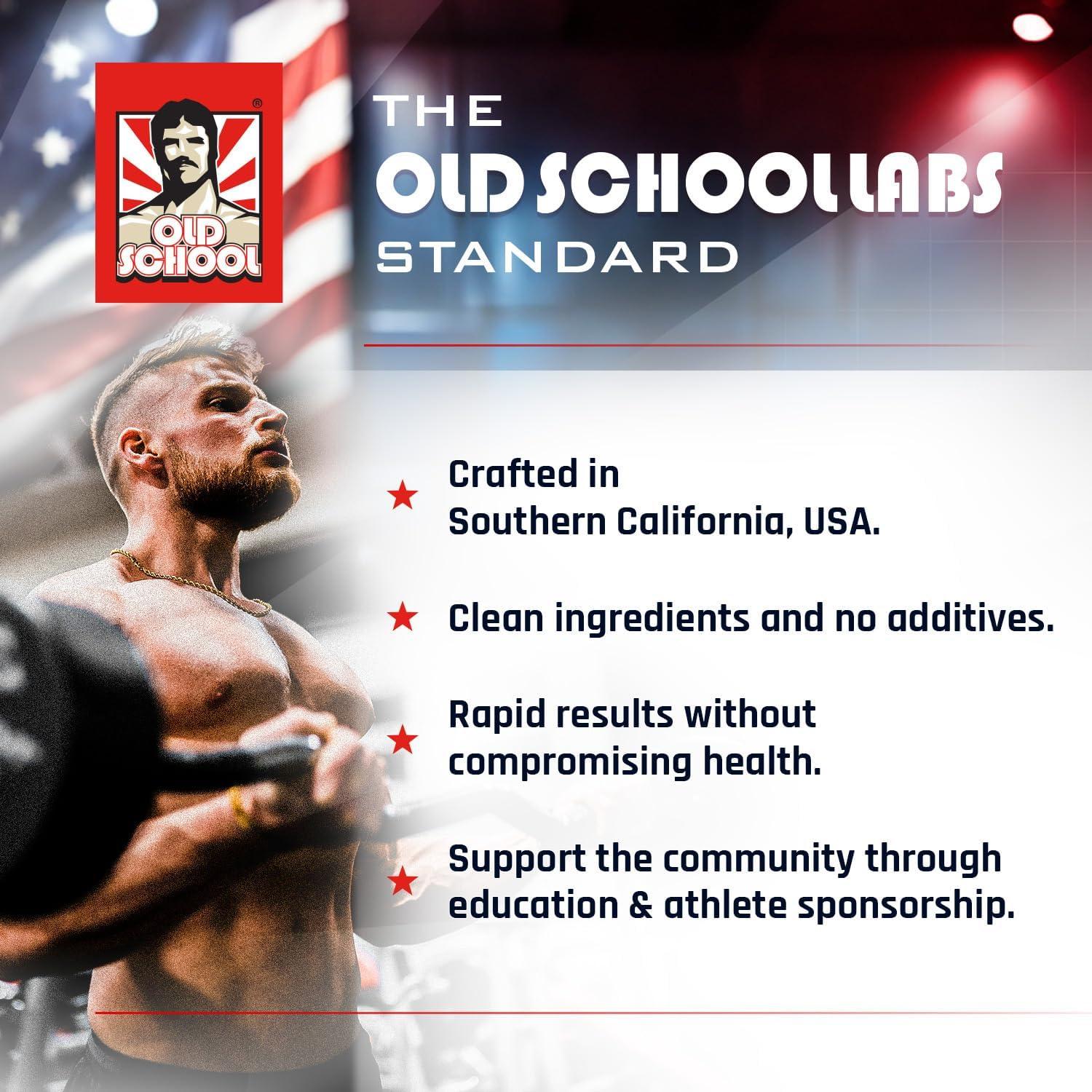 Suplemento de Testosterona Old School Labs 1500mg - 120 Cápsulas