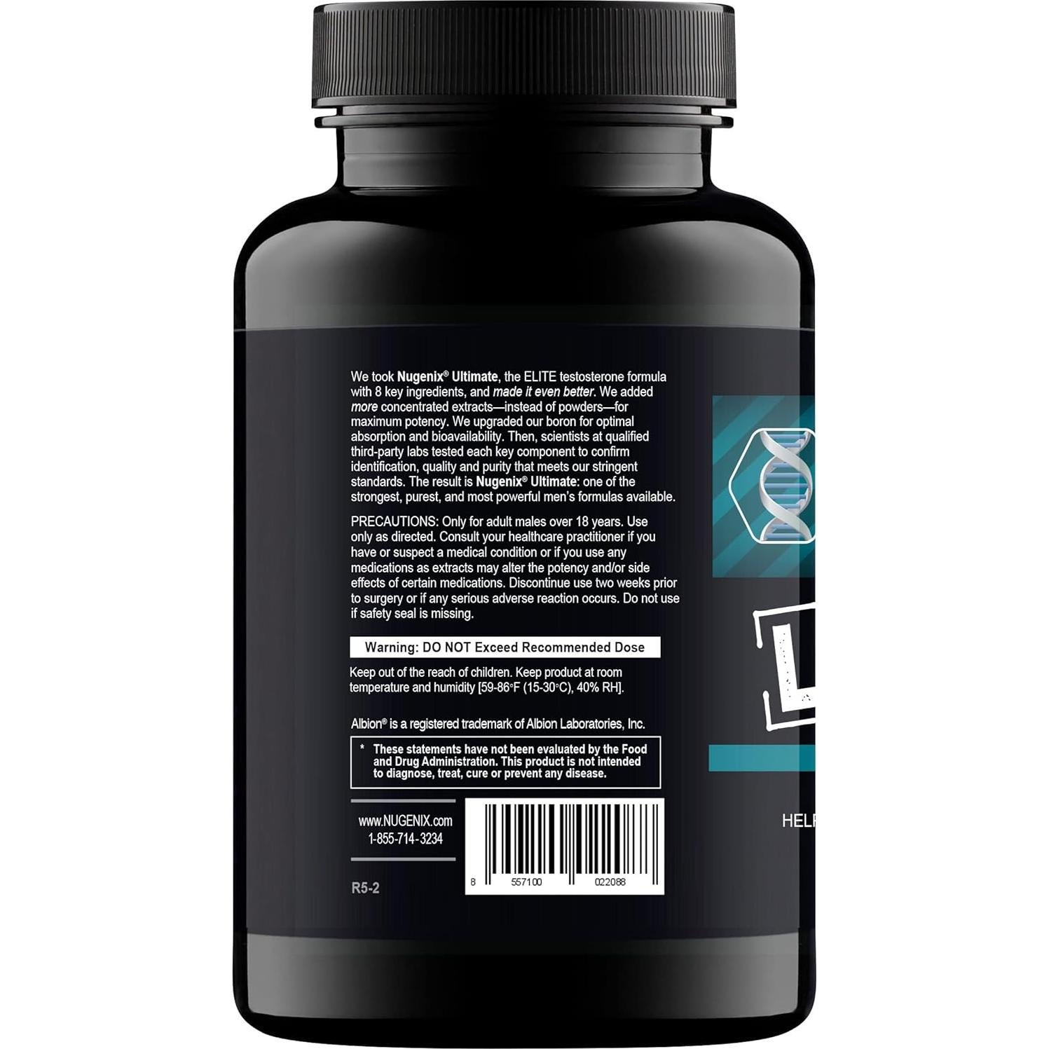 Nugenix Ultimate Aumentador de Testosterona 240 Cápsulas