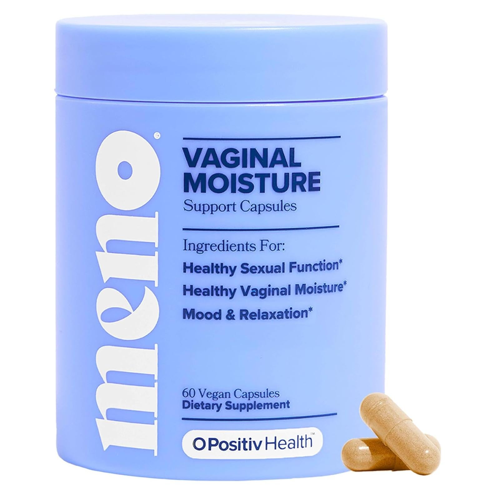 Cápsulas de Humedad Vaginal O Positiv MENO - 30 Porciones