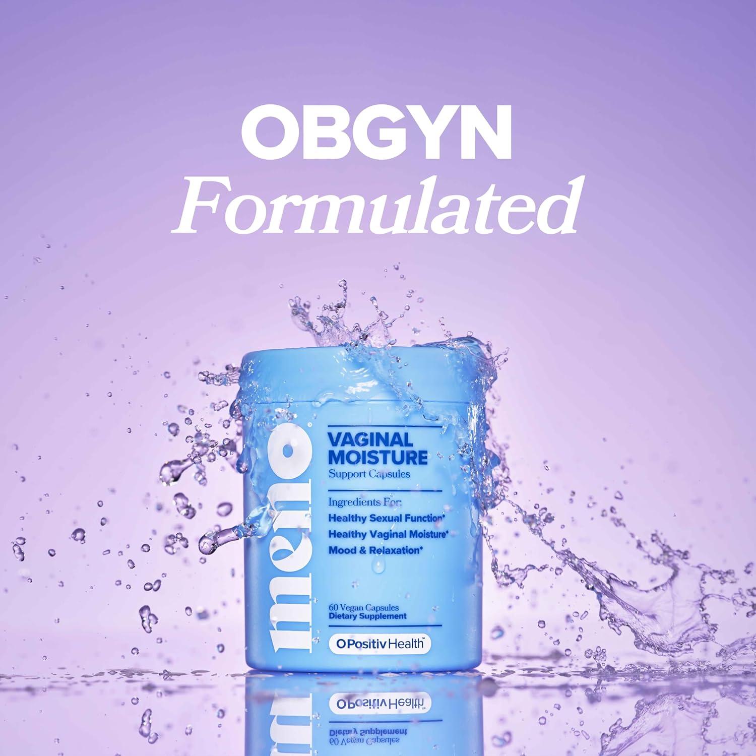 Cápsulas de Humedad Vaginal O Positiv MENO - 30 Porciones