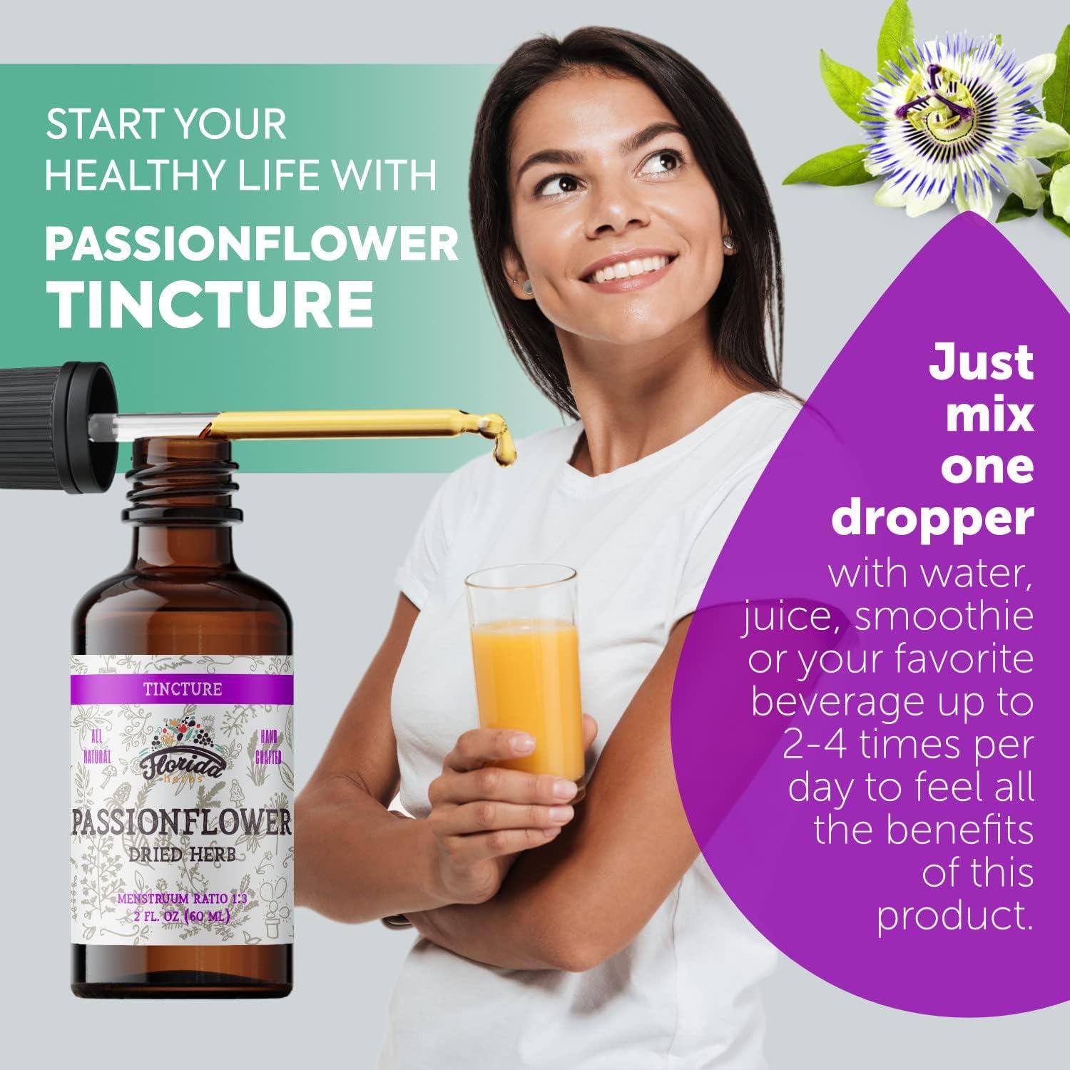 Tintura Orgánica de Flor de Pasión Florida Herbs 59 ml