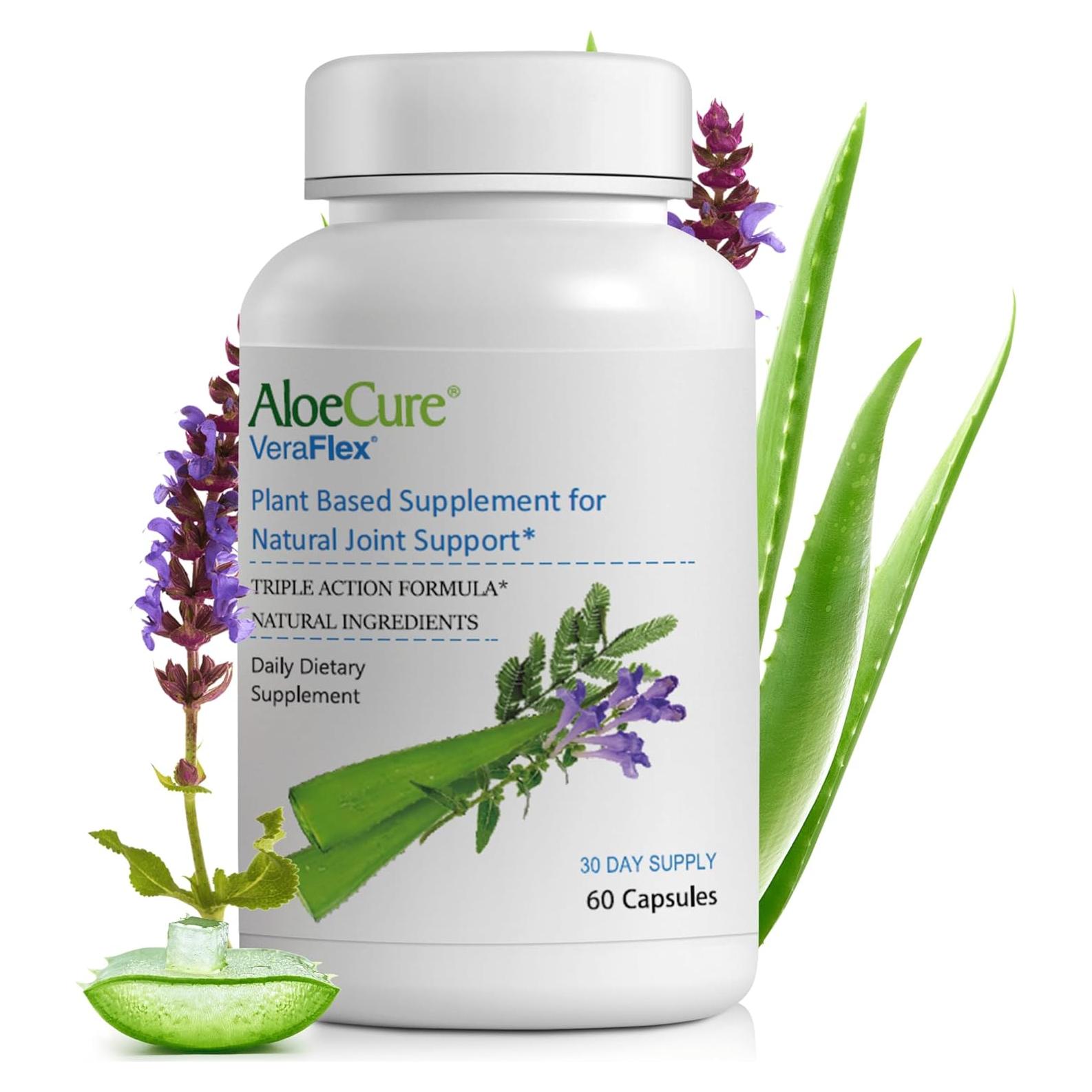 Suplemento Articular AloeCure VeraFlex - 60 Cápsulas Veganas