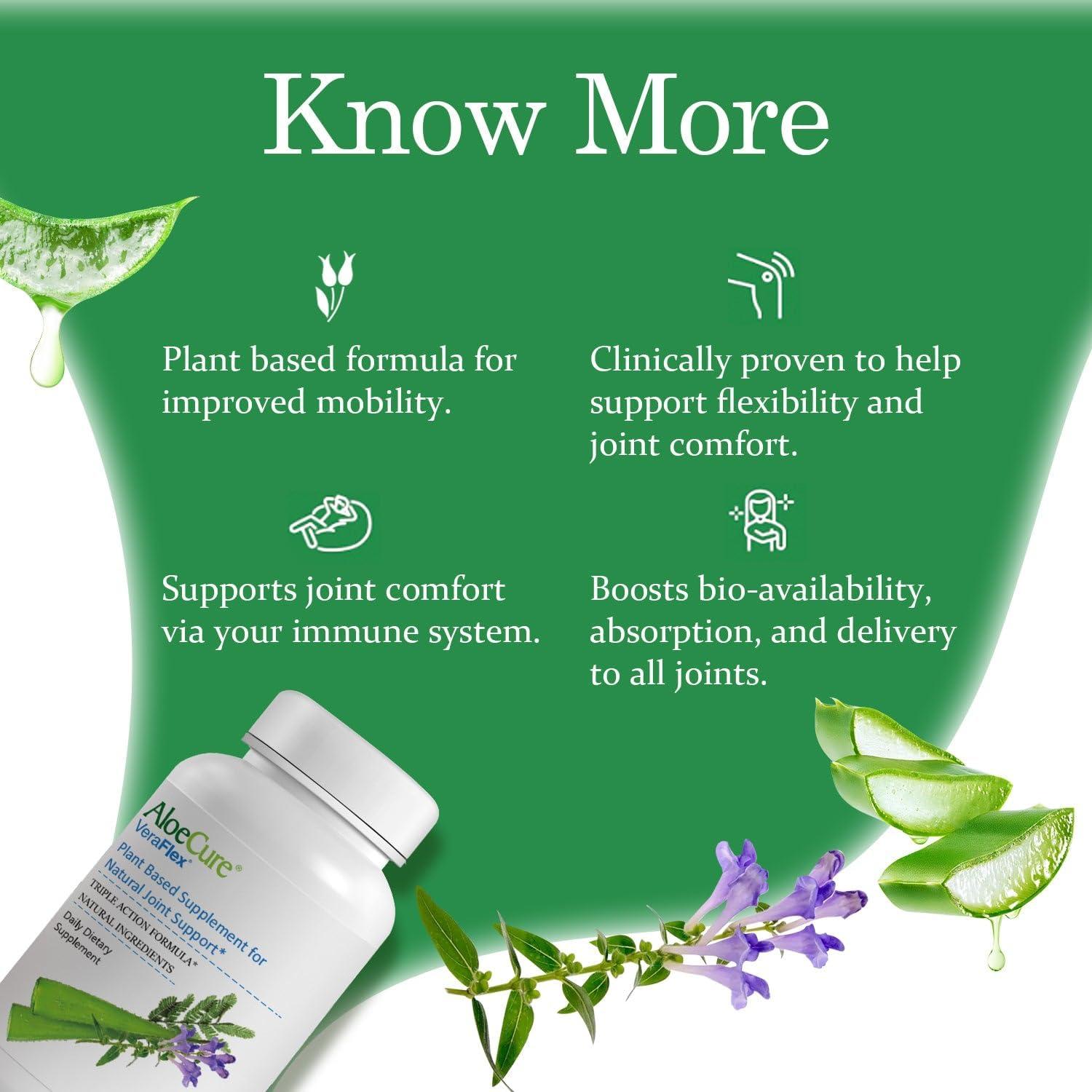 Suplemento Articular AloeCure VeraFlex - 60 Cápsulas Veganas