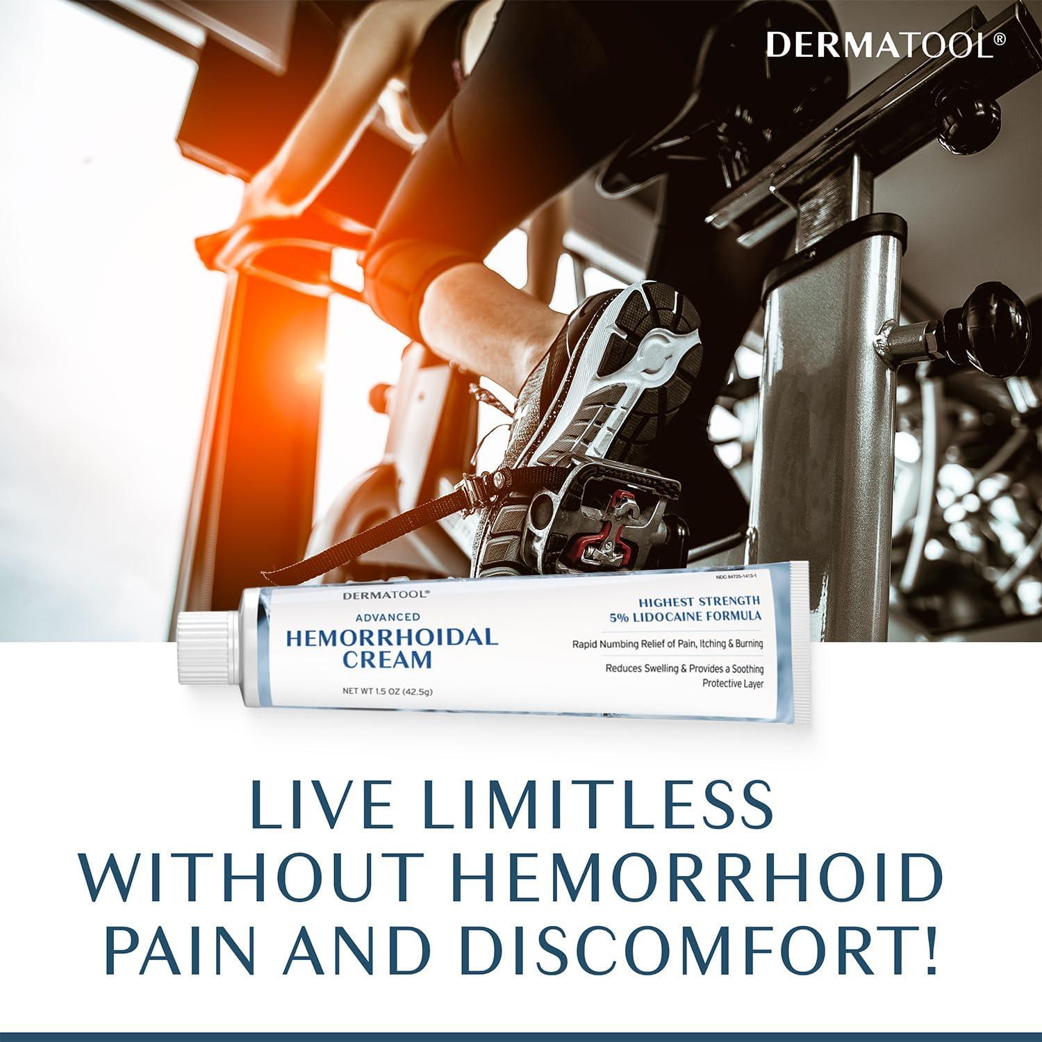 Crema Avanzada para Hemorroides DERMATOOL 5% Lidocaína 42g