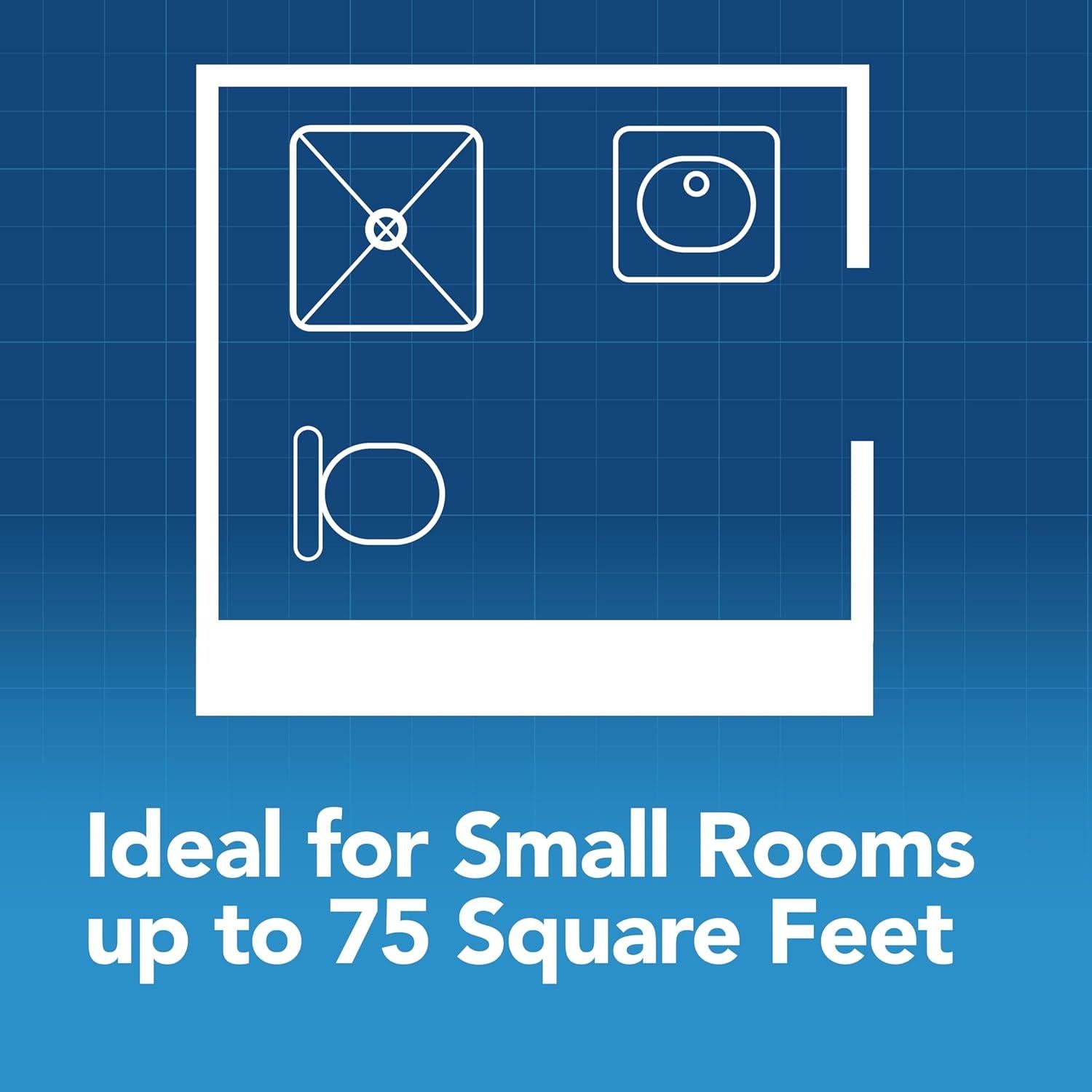 Ventilador de extracción de baño Broan-NuTone 80 CFM con luz LED