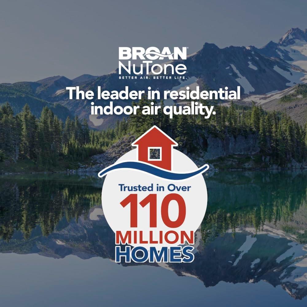 Ventilador de extracción de baño Broan-NuTone 80 CFM con luz LED
