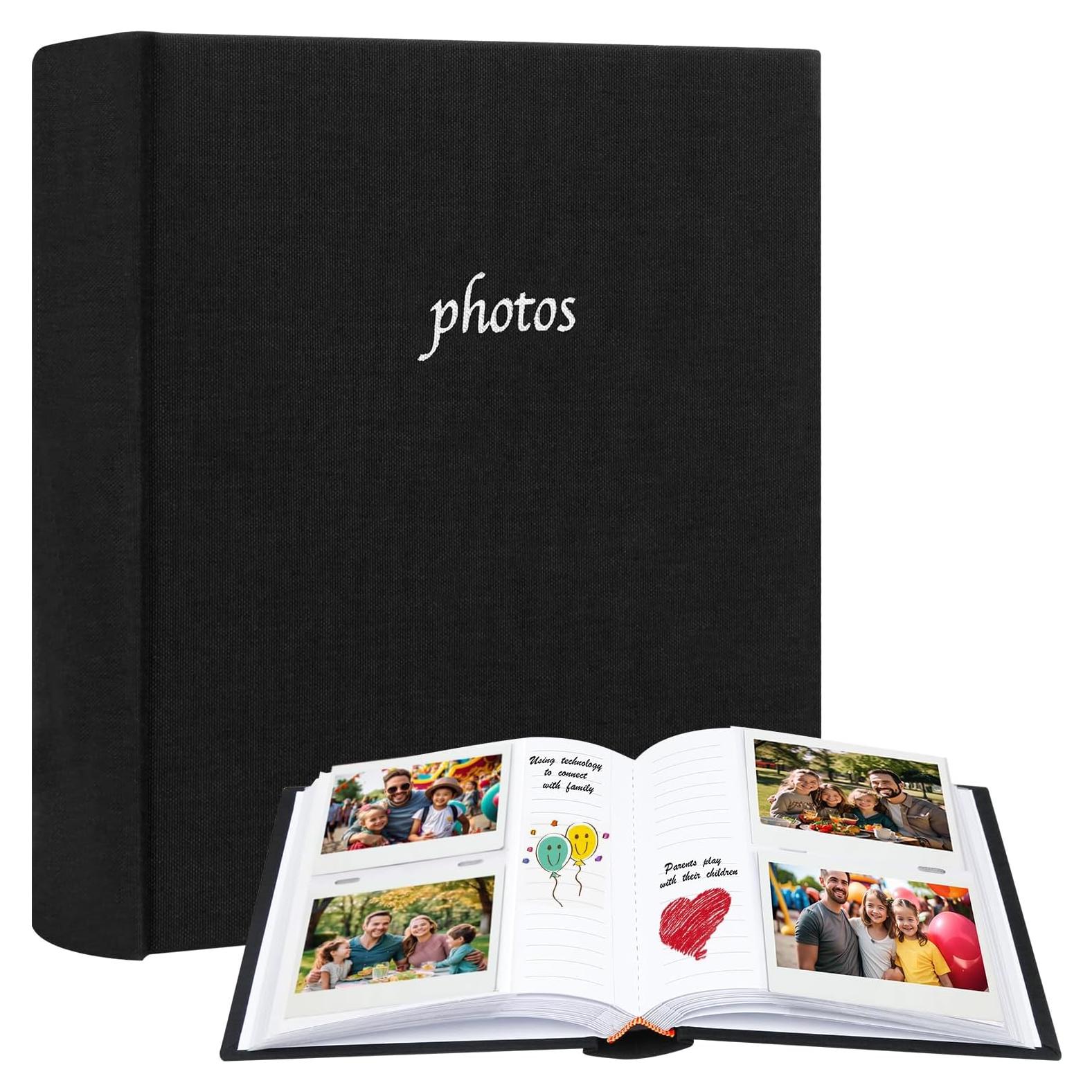 Álbum de Fotos Veicevol 120 Bolsillos Negro para Fujifilm Instax