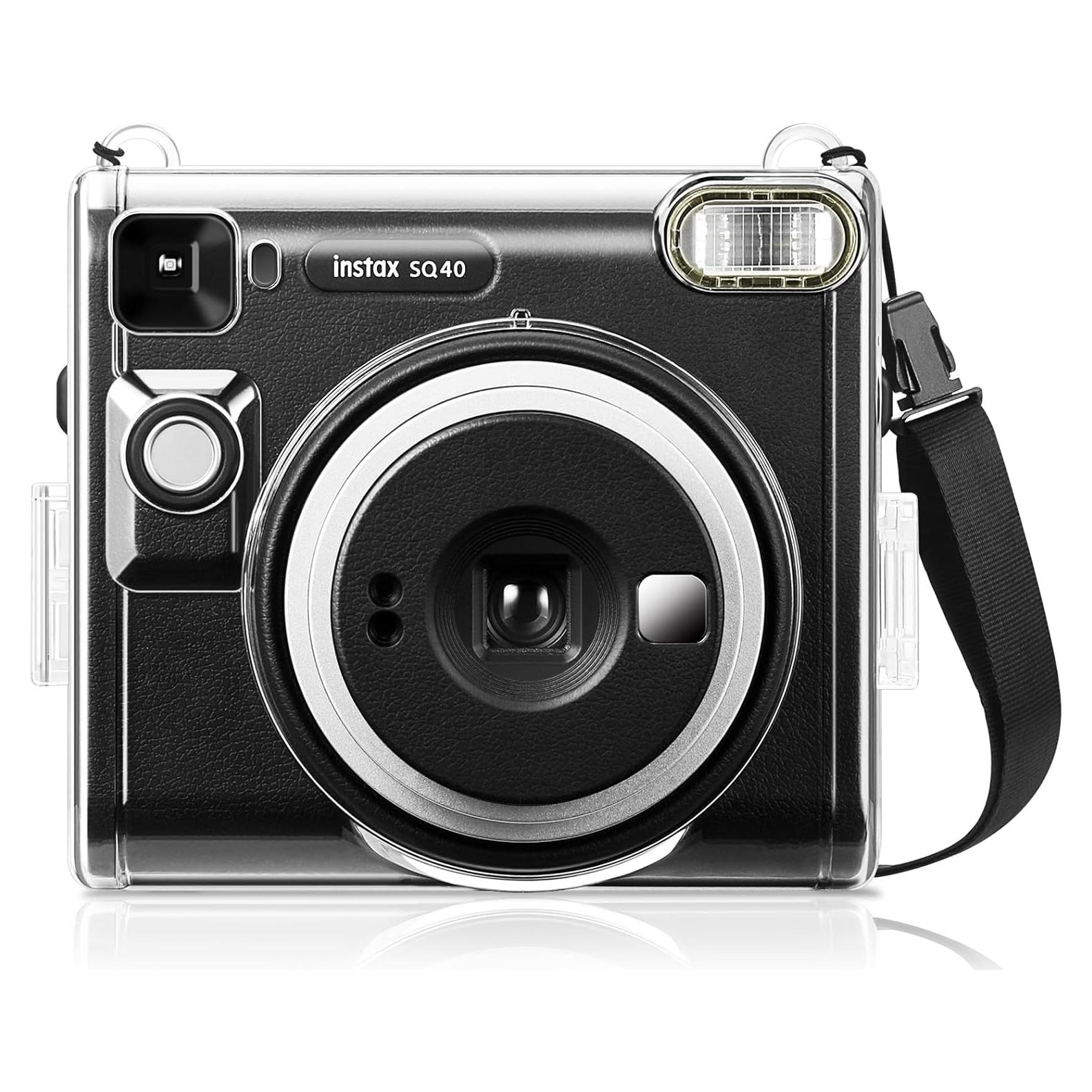 Funda Protectora Fintie para Cámara Fujifilm Instax SQ40 - PVC Duro Transparente