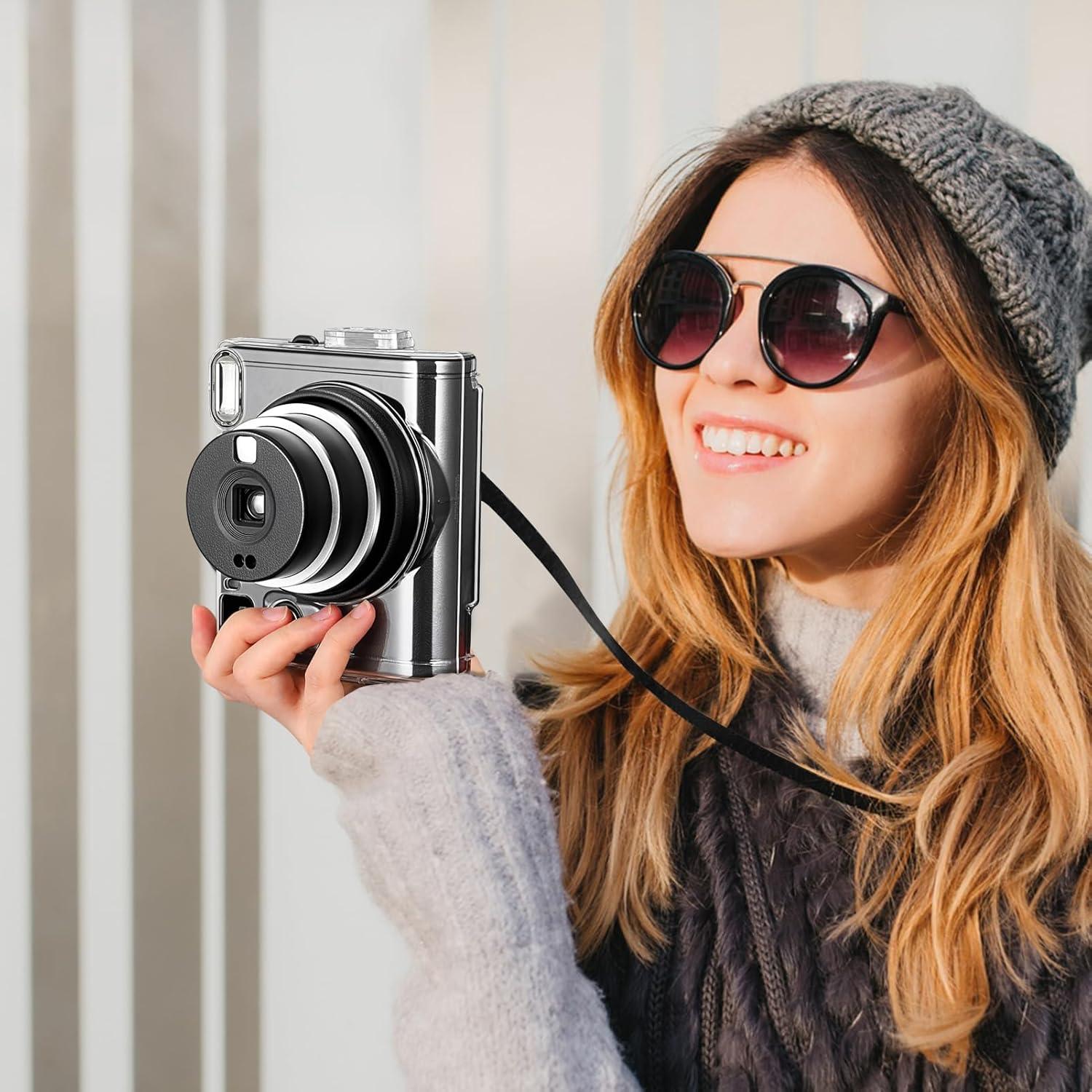 Funda Protectora Fintie para Cámara Fujifilm Instax SQ40 - PVC Duro Transparente