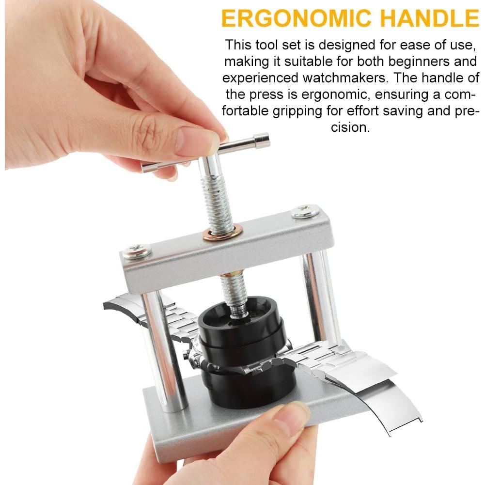 Juego de Herramientas de Prensa para Reloj EMVANV - 12 Moldes 16-50mm