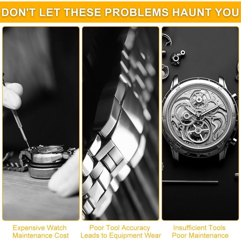 Juego de Herramientas de Prensa para Reloj EMVANV - 12 Moldes 16-50mm