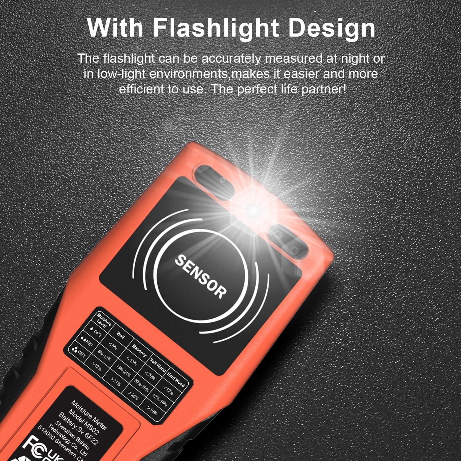 Medidor de Humedad LASELION MS02 No Destructivo con Pantalla LCD