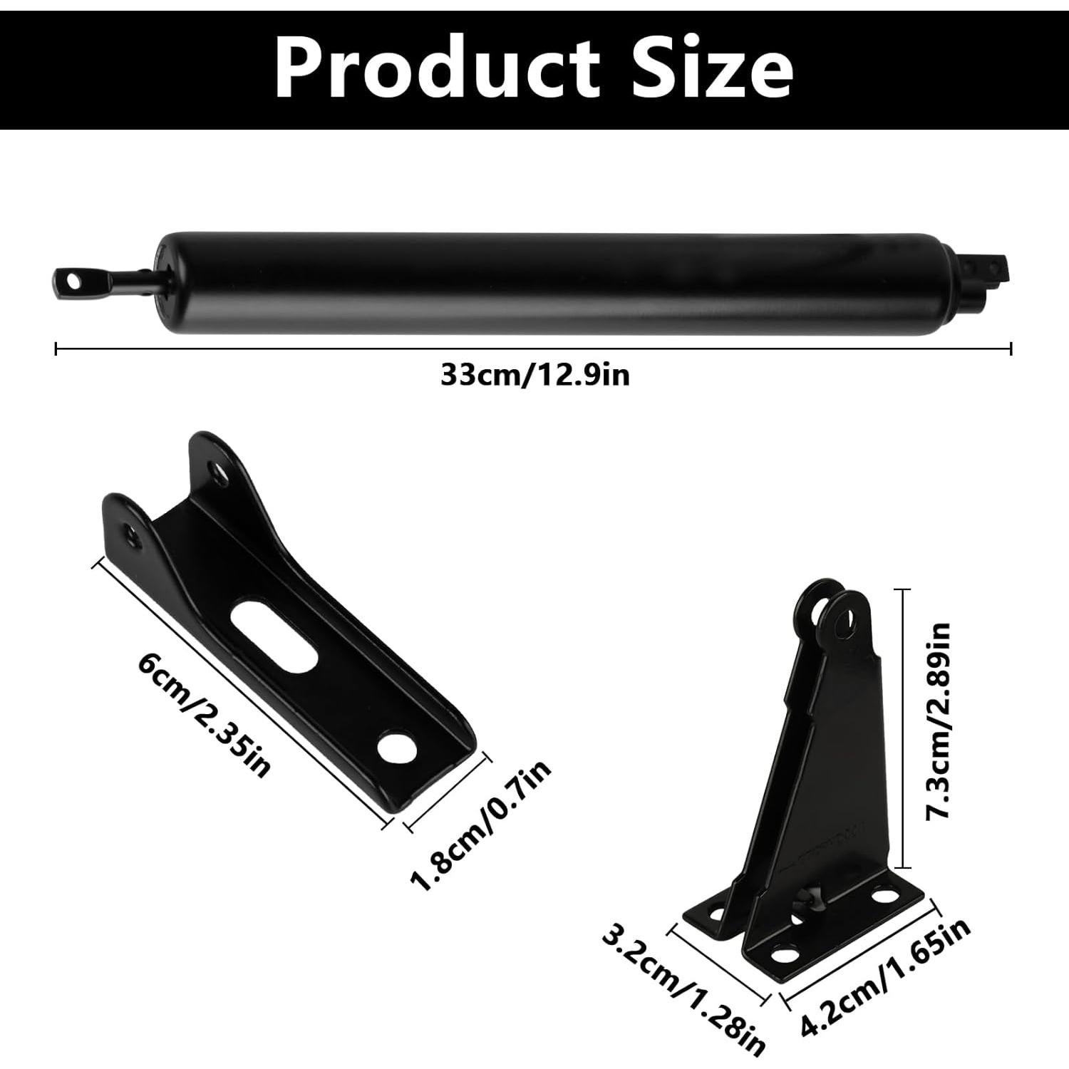 Cerradura de Puerta de Tormenta MUZHUPGUZ Ajustable Negro