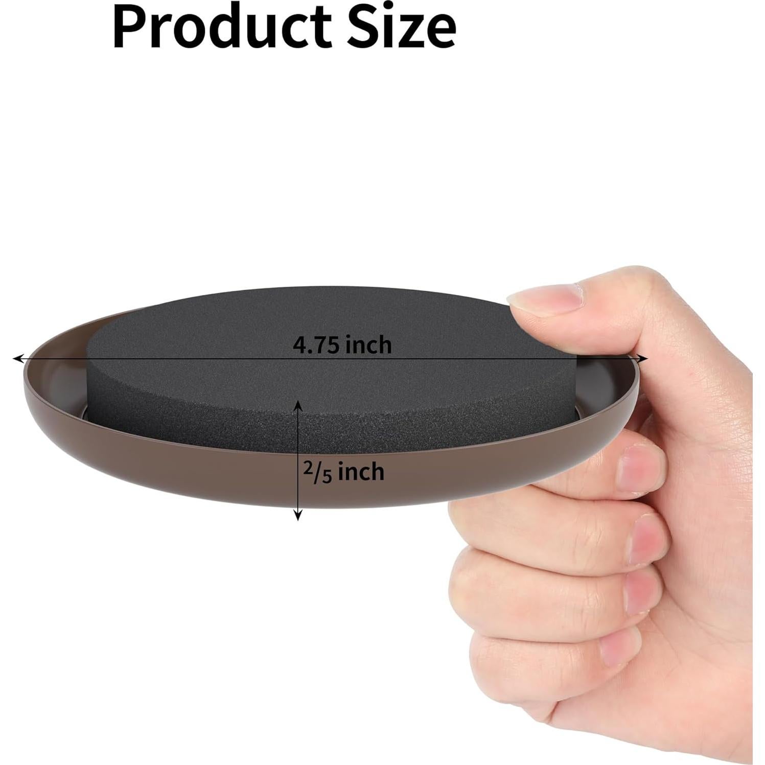 Deslizadores de Muebles Yelanon 8 Pcs 12 cm Redondos para Alfombra