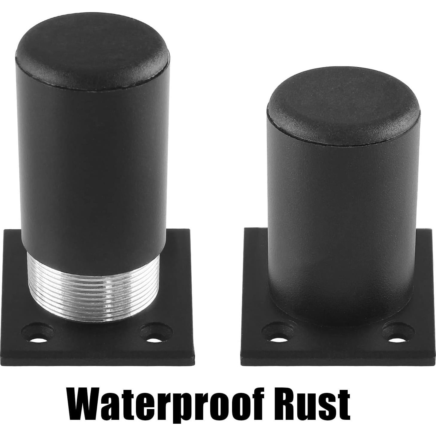 Juego de 4 patas ajustables Kyuionty 6 cm para muebles