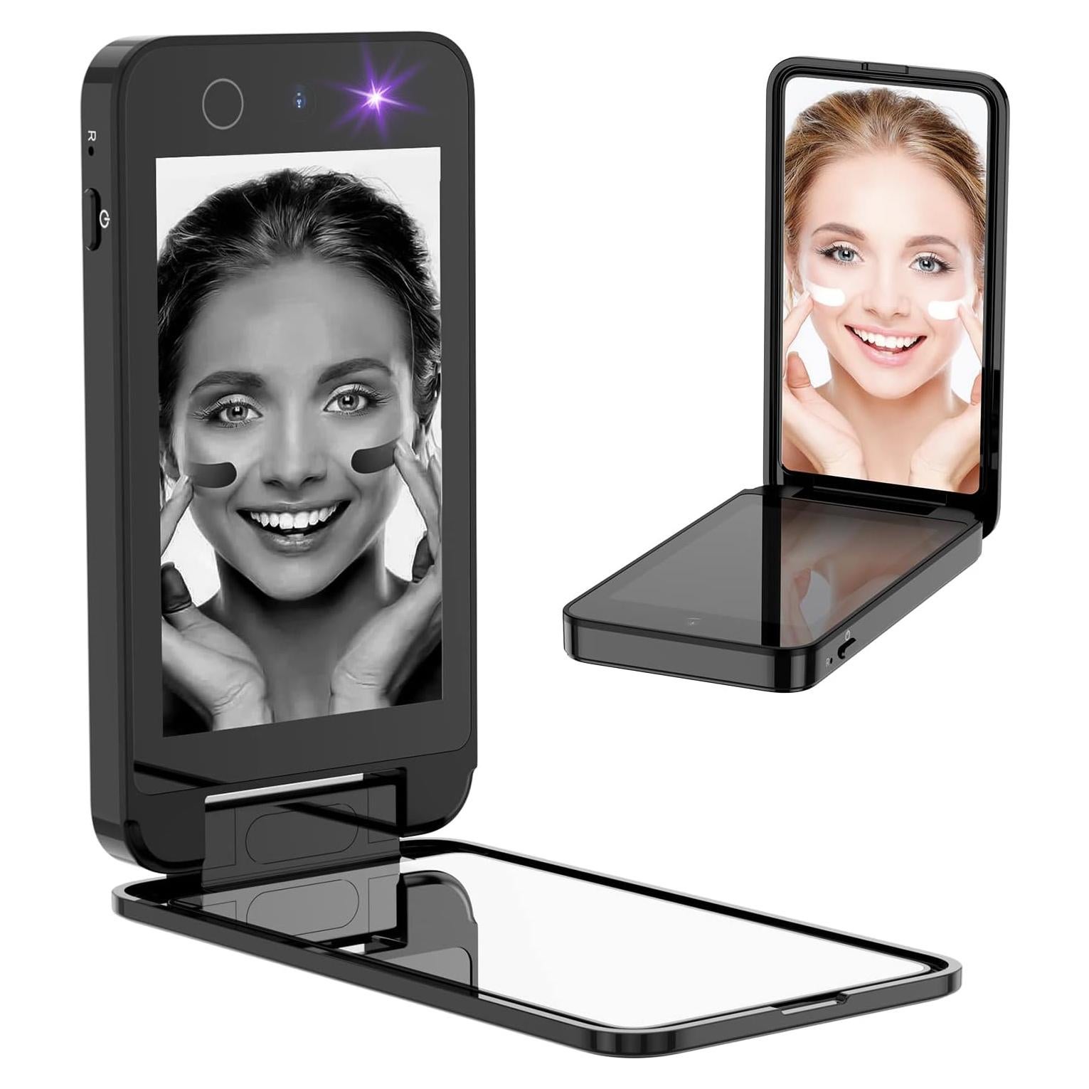 Espejo UV Vanexiss 4" Recargable para Protector Solar Negro