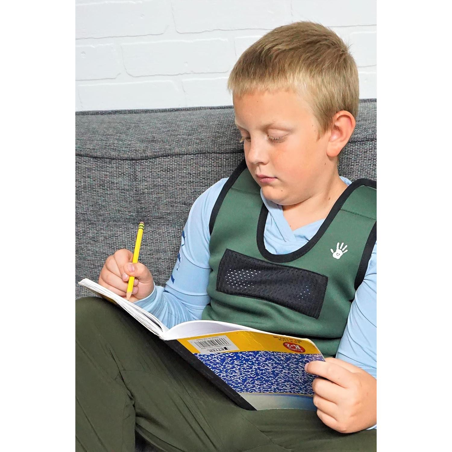 Chaleco con peso SENSORY4U para niños ajustable 45.72x40.64cm