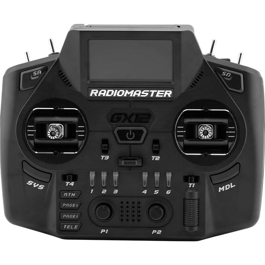 Controlador de Radio Radiomaster GX12 ELRS 2 Doble Banda 1000Hz