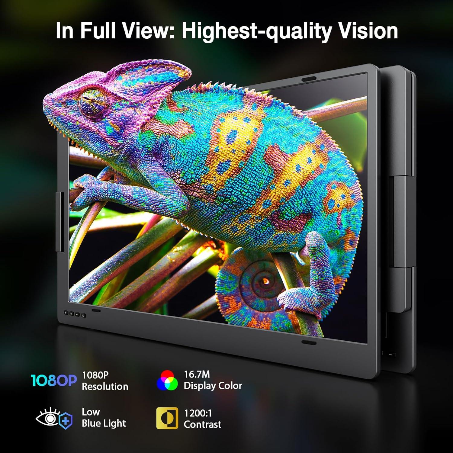 Extensor de Pantalla Triple KYY X90D 15.6" FHD Portátil