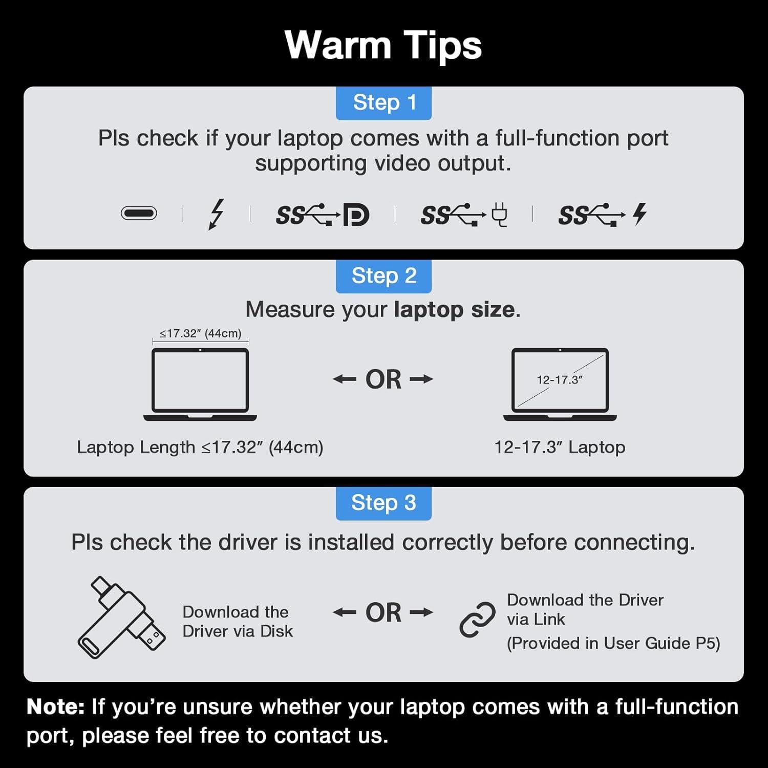 Extensor de Pantalla Triple KYY X90D 15.6" FHD Portátil