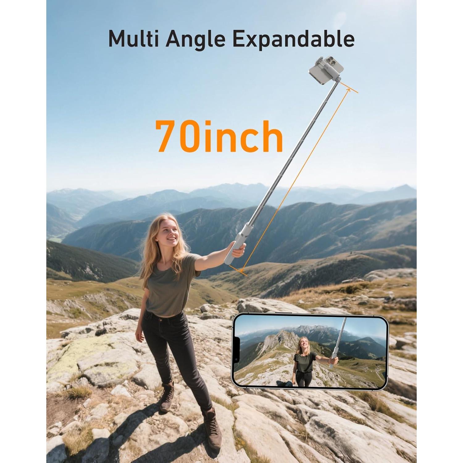 Soporte de Trípode para Teléfono TELESIN 70" Ajustable