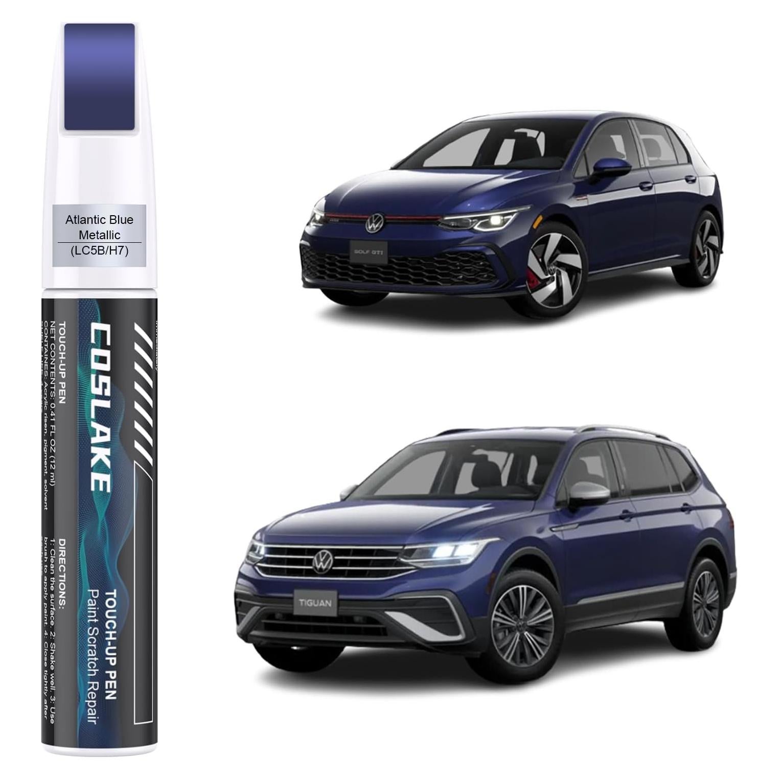 Pintura de Retoque COSLAKE 12ml Azul Metálico Atlántico LC5B/H7