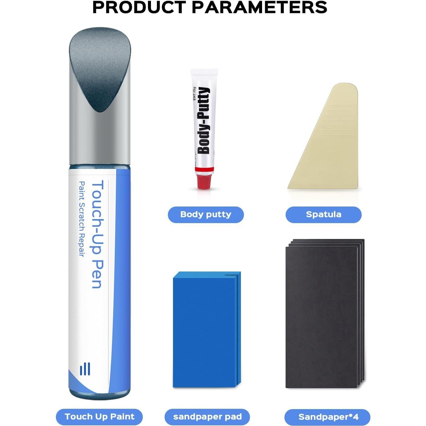 Pintura de Retoque PARTS4EV Pérl Azul Ártico 11.8 ml para Nissan