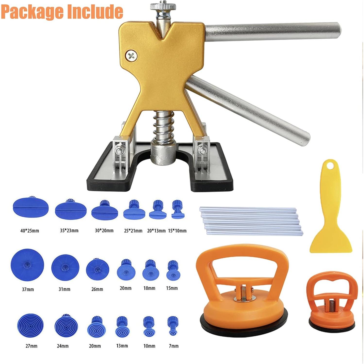 Kit de Reparación de Abolladuras S-SNAIL-OO, 20 Piezas